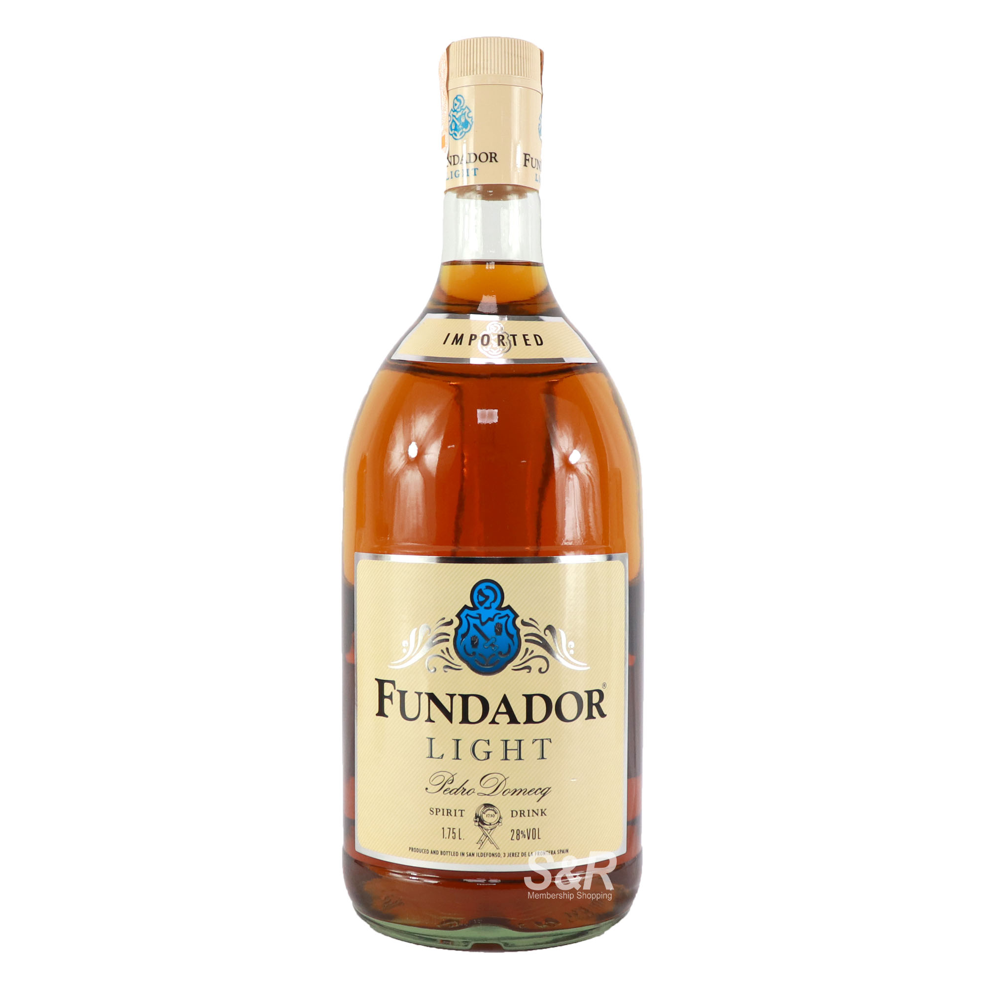 Fundador Light Pedro Domecq 1.75L Fundador Light Pedro Domecq 1.75L